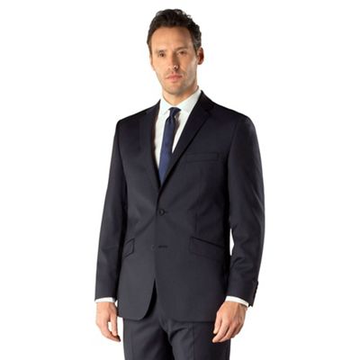 J by Jasper Conran Navy stripe business 2 button tailored fit suit jacket
